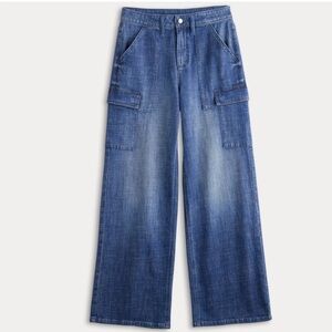 Simply Vera Vera Wang Indigo Wide Leg Utility Jeans - New with Tags